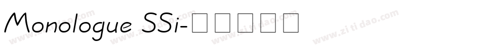 Monologue SSi字体转换